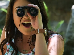 Sucer une bite, Brunette brune, Tir de sperme, Hard, Hd, De plein air, Actrice du porno, Adolescente