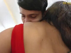 Big Boobs Bhabhi Ji in Red Saree Gets Fucked Hard in Hotel