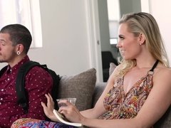 Addie Andrews makes her stepson bone her on the couch