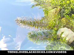 Tlbc - girlfriend Alex More rails big black cock in front of cuckold boyfriend