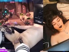 アナル, お尻, シーメール, おもちゃ, バイブレーター