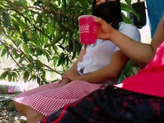 Sadomasochismus, Viele männer bespritzen eine frau, Besamung, Filipina, Hd, Im freien, Pov, Schulmädchen