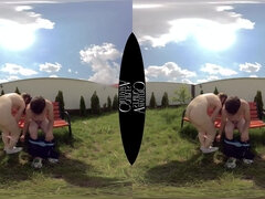 18 jahre, Leie, Braunhaarige, Paar, Hd, Im freien, Zierlich, Uniform