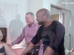 Three Guys Versus Two Horny Ladies