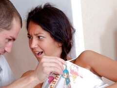 Большой член, Минет, Собачьи, Лизание, Натуральные сиськи, Тощие, Молоденькие, Сиськи