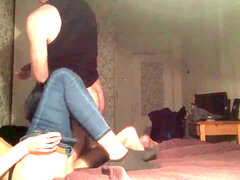 Grosse bite, Éjaculer dans la bouche, Européenne, Fait maison, Embrassement, Nue  à poil, Adolescente, Nénés