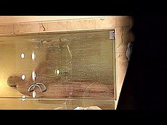 ホテル, オフィス, シャワー, オッパイの, のぞき, 妻