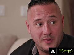 MOMMYS BOY - Busty Nudist MILF Adira Allure Teases Her Horny Neighbor! SQUIRTING  BIG CUMSHOT