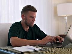 デカパイ, ブロンド, 淫乱熟女, オッパイの