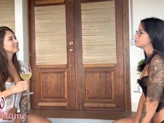 Babysitter, Lesbian, Schoolgirl, Threesome
