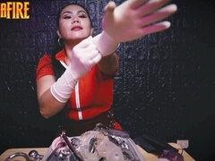 Médico, Dominacion femenina, Alemán, Guantes, Casero, Látex, Amante, Latex