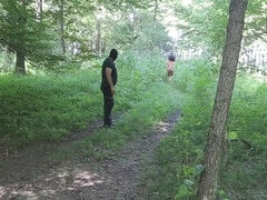 ボンデージ, アウトドア, お仕置き, オマンコ, 奴隷, ティーン, 拘束, オッパイの