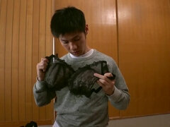 Asiático, Gorda, Mamada, Tetona, Casero, Japonés, Masaje, Tetas naturales