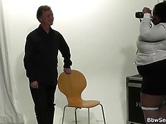 ぽっちゃり, デカ尻, 浮気者, 黒人, 旦那, 異人種間, 淫乱熟女, オッパイの