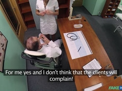 Hot new nurse shows doctor why she's best for the job