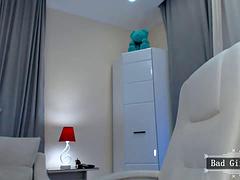 Enthousiasteling, Lieveling, Grote mammen, Blond, Hd, Reusachtig, Mager, Tiener