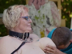 BBW granny getting fucked by everyone who finds her