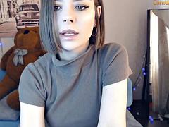 Babes, Brunette, Dildo, Masturbation, Riding, Russian, Solo, Toys