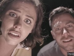 Sucer une bite, Couple, Gorge profonde, Bâillonner, Groupe