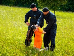 Blondine, Blasen, Schwanz, Handjob, Mann mann frau, Dürr, Jungendliche (18+), Flotter dreier