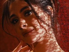 デカ尻, デカパイ, ブロンド, 下着, オナニー, 一人, おもちゃ