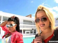 Alexis Texas and Mariah Milano in a Hot Foursome with Big Asses