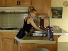 Kayla Marie small maid likes big black cock