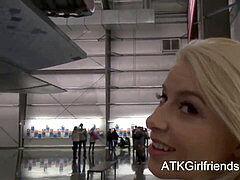 A pov Date with Anikka Albrite finishes with jism on her toes