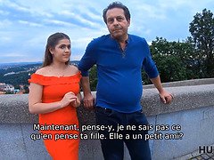 Cocu, Tchèque, En levrette, Hd, Chatte, Réalité, Fils, Adolescente