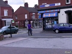 デカ尻, デカパイ, フェラチオ, 茶髪の, 巨乳な, 異人種間, 淫乱熟女, パイ刷り