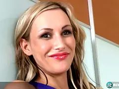 Anal, Cul, Gros seins, Blonde, Sucer une bite, Tir de sperme, Hd, Branlette espagnole