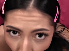 Blowjob, Brunette, Family, Hardcore, Pov, Teen, Tits