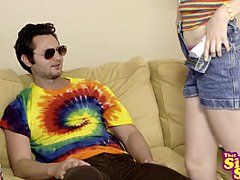 Slutty Laurie Cummed And Creamed By Brother's Friends