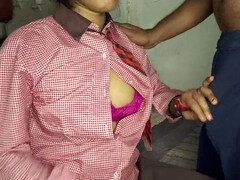 大学生, Hd, インド人, 小柄, オマンコ, ストッキング, 生徒, ユニフォーム