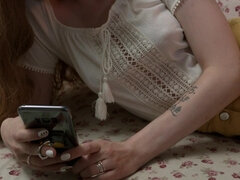 Cul, Masturbation, Orgasme, Chatte, Maigrichonne, Solo, Nénés, Mouillée