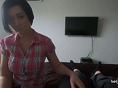 Gros seins, Sucer une bite, Brunette brune, Femme couguar, Éjaculation interne, Compilation de branlettes, Hd, Chatte