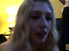 Bondage discipline sadomasochisme, Grote mammen, Blond, Sperma in mond, Dominatie, Natuurlijke tieten, Realiteit, Ruw