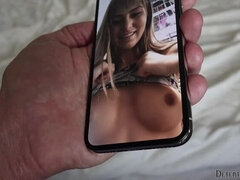 Grote lul, Bruinharig, Diep in de keel, Harig, Hd, Gezichtspunt