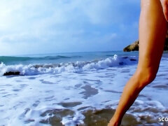 18, ブロンド, フェラチオ, ハードコア, オーガズム, アウトドア, ハメ撮り, 濡れ