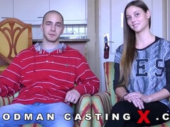 Brunette Cloe's Anal Casting & Deepthroat