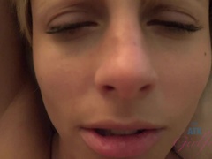Beach, Bikini, Blonde, Footjob, Piercing, Pov, Pussy, Tits