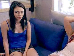 Brother, Creampie, Sister, Skinny, Teen, Threesome