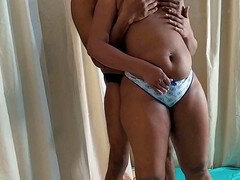 18 años, Beso negro, Tía, Culo grande, Mamada, Pareja, Casero, Indio