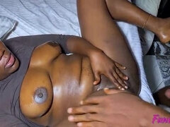 Anal, Culo, Dormitorio, Perra, Negro, Gordita, Polla, Ébano