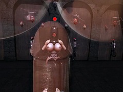 Tridimensionnel, Grosse bite, Gros seins, Hard, Latex, Maîtresse, Pov, Nénés