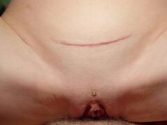 Amateur, Gorge profonde, Nourriture, Naturelle, Pov, Tatouage, String, Serré