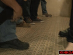 Anal, Polla, Grupo, Gay, Peludo, Humillación, Músculo, Voyeur