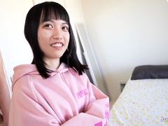 素人, アジア人, フェラチオ, 手コキする, ハードコア, 下着, ハメ撮り, ティーン
