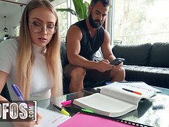 Enthousiasteling, Kont, Grote kont, Grote lul, Blond, Rondborstig, Hd, Kut duiken