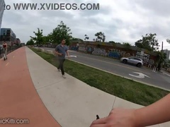 Gros seins, Attrapée, Exhib, Public, Chevaucher, Allumeuse, Nénés, Voyeur